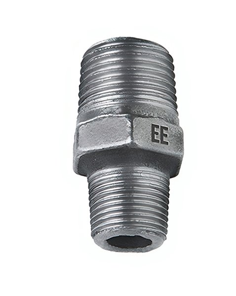 Nypel redukcja ODLEWNIA ZAWIERCIE N8/40/245 żeliwo (ocynk) 3/8'' x 1/4'' (GZ)