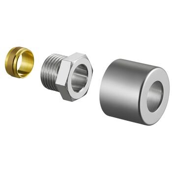 Złączka zaciskowa do rur miedzianych 1/2x15mm, inox