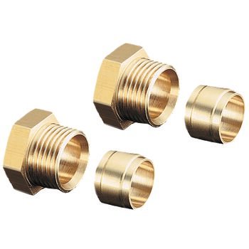 Złączka do filtrów Oilpur w systemach dwururowych Flexo-Bloc, podłączenie  10 mm, mosiądz, (kpl.=2 szt.)