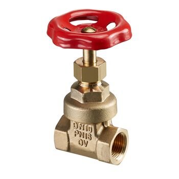 Hygate A, zasuwa mufowa DN 40, R1 1/2GW, PN25, mosiądz