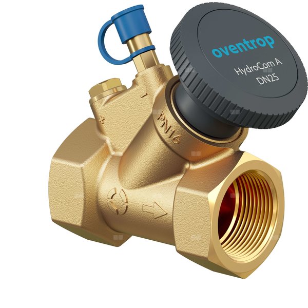 HydroCom A PN16 DN32, Rp1 1/4 GW, HydroPort, zawór odcinający