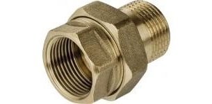 Śrubunek prosty stożek PERFEXIM 1047, mosiądz, 1/2'' (GW x GZ), PN16 bar