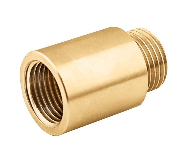 Przedłużka wzmocniona PERFEXIM PHA-315, mosiądz, 1/2'' (GW x GZ), 20 mm, PN16 bar