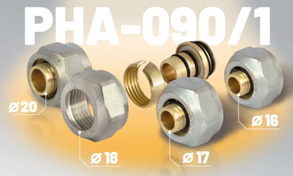 PHA-090/1 O18-A PN10 Łącznik instalacyjny O18 końcówka zaciskowa typ A EN 1254-3