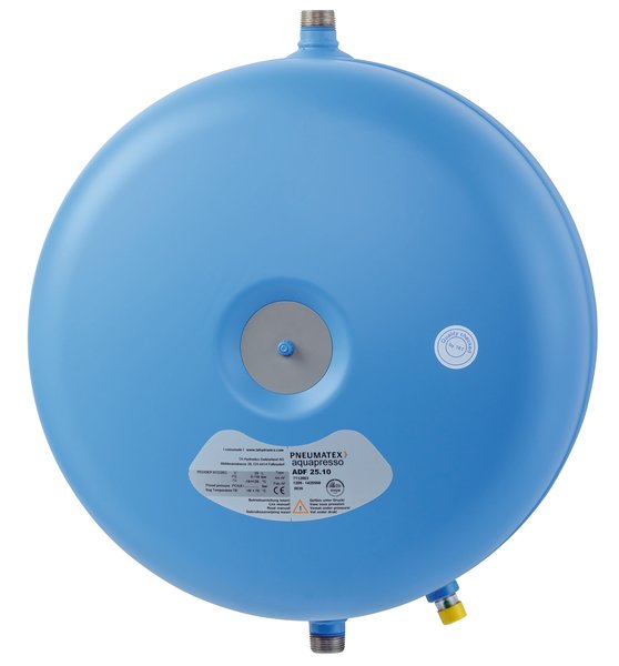 Naczynie wzbiorcze PNEUMATEX (IMI HYDRONIC) Aquapresso ADF 80.10, pojemność 80 l, 10 bar / 120'C, kolor niebieski, do instalacji  C.W.U.