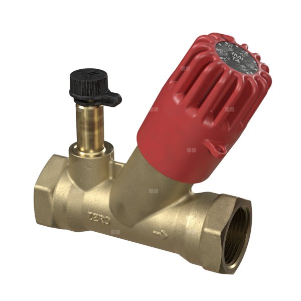 Zawór termostatyczny TA-Therm ZERO DN15 z króćcem pomiarowym
