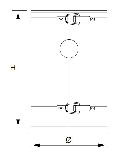 Izolacja Zeparo ZCXAI DN125/150