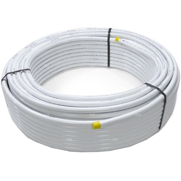 Rura PE-RT II/AL/PE-RT II QIK 16 mm x 2 mm kolor biały - kręgi 200m wielowarstwowa gładka