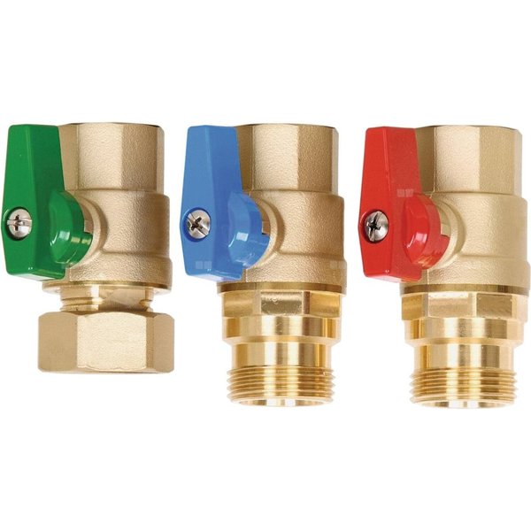 Zestaw zaworu kulowego Reflex Hydroflow stacji pojedynczej XS / S / M do pojedynczej stacji cwu