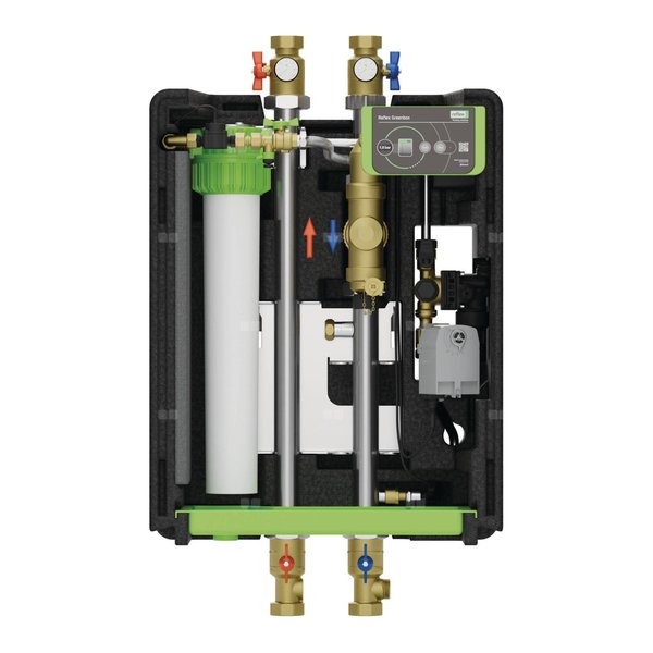 Greenbox S4 - Box zawierający Fillset, Fillsoft, separator zanieczyszczeń i mikropęcherzy powietrza (bez odgazowania)