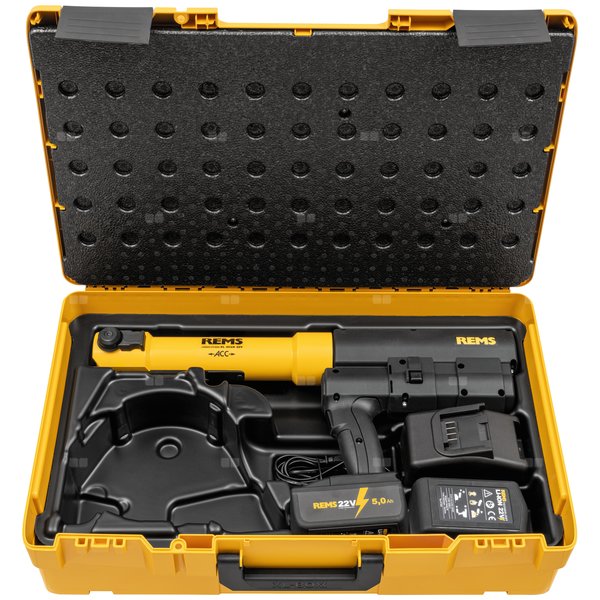 REMS Akku-Press 45kN 22V ACC B-P XL-Boxx +Aku. 5,0 Ah