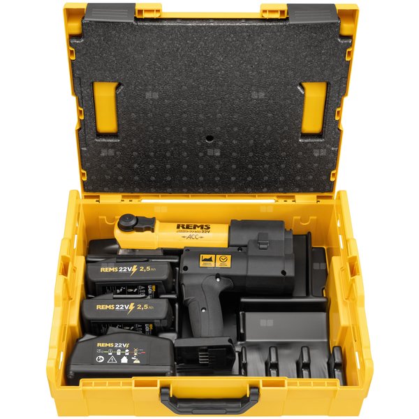 REMS Akku-Press 22V ACC Basic-Pack L-Boxx +Aku. 2,5 Ah
