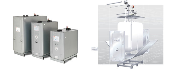 Zbiornik dwupłaszczowy 1000 l DWT
