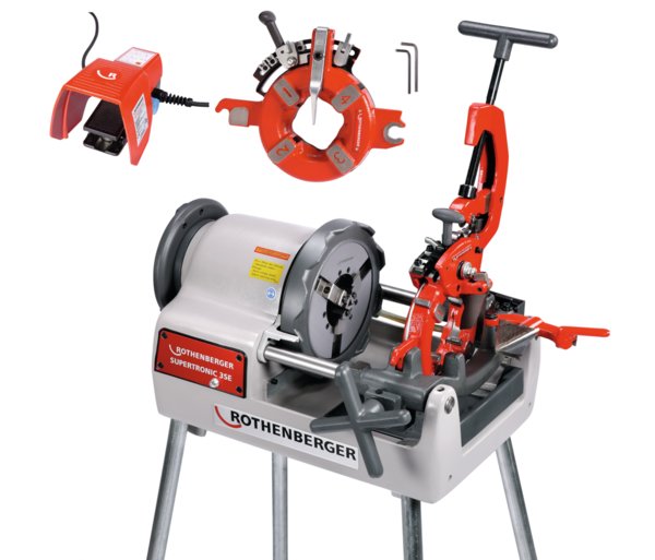 Maszyna do cięcia gwintów SUPERTRONIC 3 SE, BSPT R, 230 V
