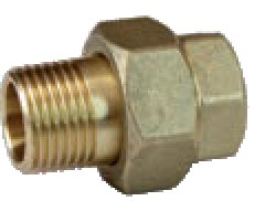 Śrubunek RUMET mosiądz 1/2'' x 1/2'' (GW x GZ)