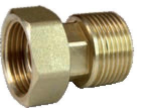 Śrubunek RUMET mosiądz 1 1/4'' x 1 1/4'' (GW x GZ), 55 mm