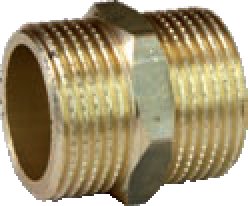 Nypel RUMET Long mosiądz 1/2'' x 1/2'' (GZ)