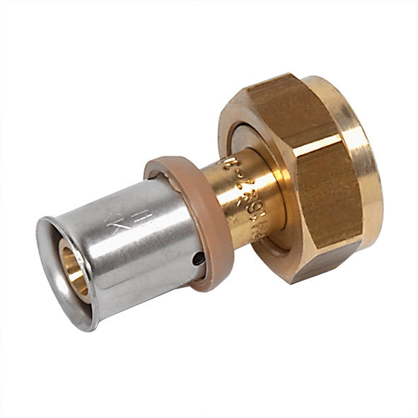 Półśrubunek SANHA 3fit Press Dwuczęściowy, 16 mm x 3/4'' (zw x nz)
