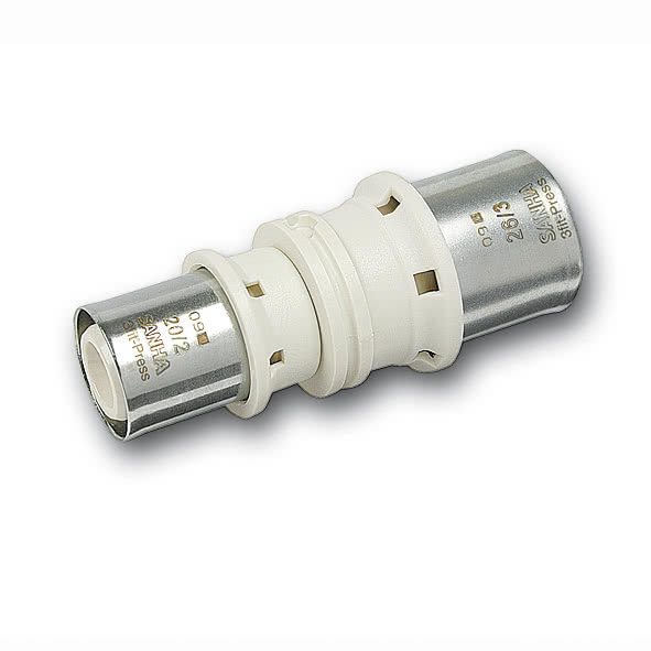 Mufa SANHA 3fit Press PPSU redukcja trzyczęść., brąz, 20 mm x 16 mm (zacisk)