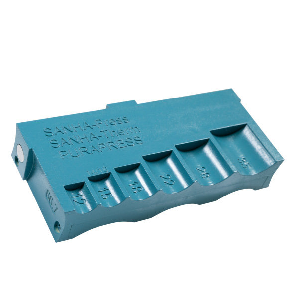 Szablon do rur z otwier.do SANHA®-Press / Therm