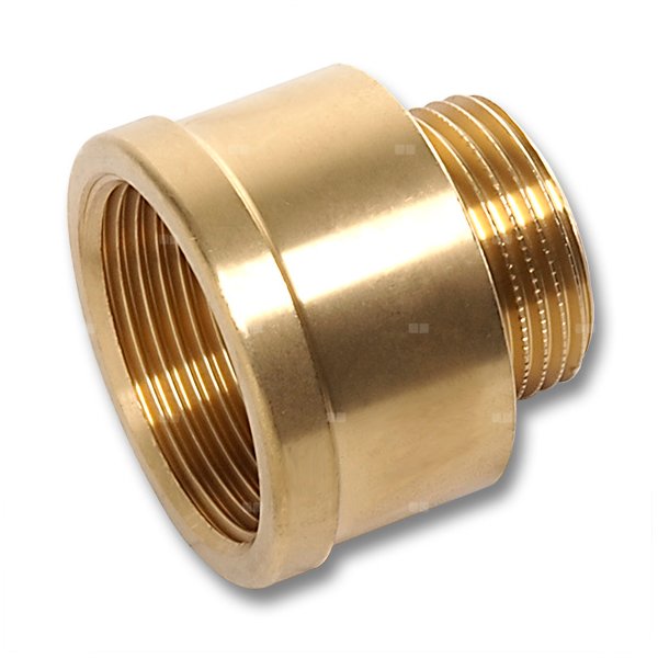 Przedłużka SANHA 542 redukcja, mosiądz, 1/4'' x 3/8'' (GZ x GW)