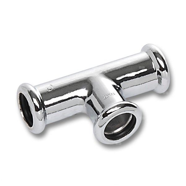 Trójnik SANHA Press Cu (chromowanie) 12 mm (zw x zw x zw)