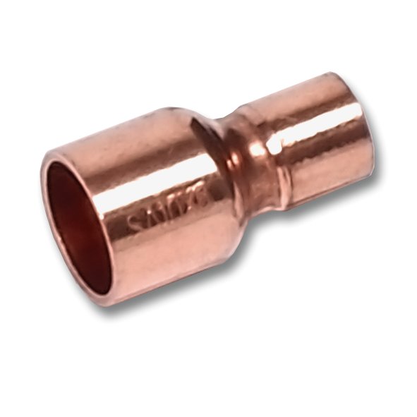 Mufa SANHA 5240 redukcja, Cu, 159 mm x 133 mm (lut wewnętrzny x lut wewnętrzny)