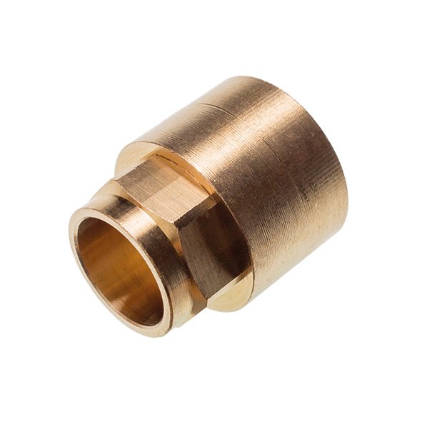 Mufa SANHA 4270G, brąz, 22 mm x 3/4'' (lut wewnętrzny x GW)