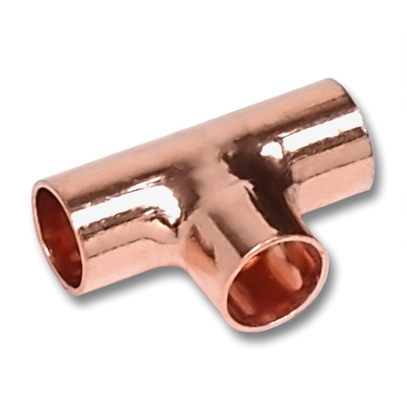 Trójnik SANHA 5130 Cu 18 mm x 14 mm x 18 mm (lut wewnętrzny x lut wewnętrzny x lut wewnętrzny)