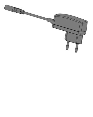 Zasilacz wtyczkowy 110-230/ 50-60hz/12V do baterii CELIS E, PURIS E, VENUS E, po 10/2015, 3 bolce