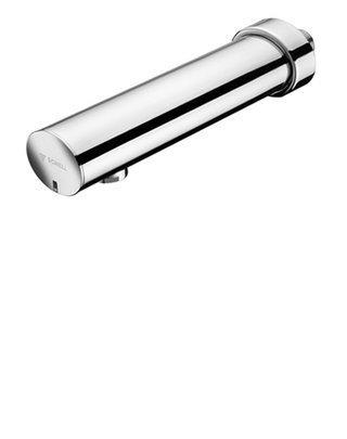 Elektroniczna wylewka naścienna MODUS E, typ HD-K 187 mm, chrom