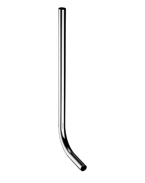 Rura płuczkowa do WC 600x200 mm, d=28x26mm, chrom