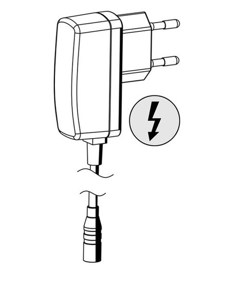 Zasilacz wtyczkowy 100-240/50-60hz/12V do baterii CELIS E, PURIS E, VENUS E