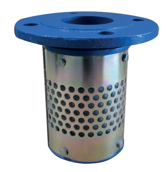 Kosz ssawny kołnierzowy, zamknięcie membranowe, typ 327, Pnom 0,6 Mpa, DN 100