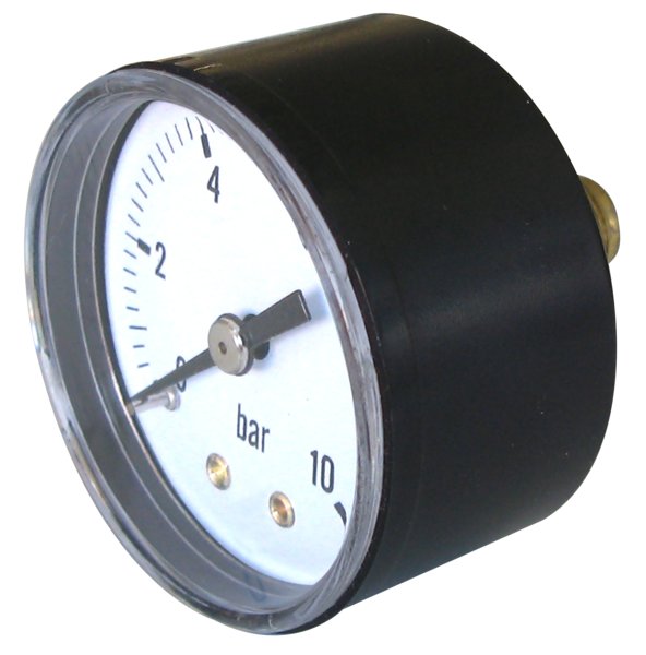 Manometr do montażu poziomego gwintowany zew. typ 3212B 10 1/4''