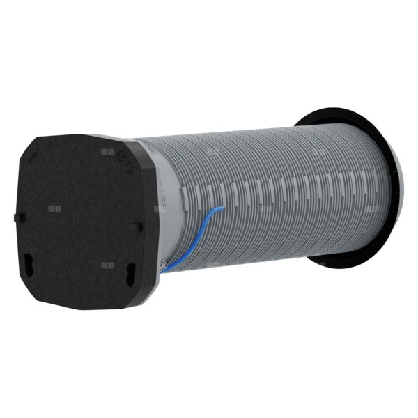 Przejście ścienne do VRL-W 100 P VE. Wymagany otwór montażowy DN 200. , W 100 TG