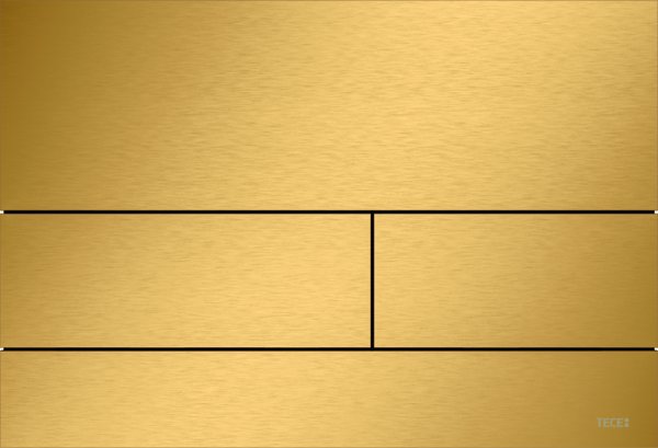 Przycisk spłukujący do stelaża (Mechaniczny) TECE square metal, kolor złoty optyczny szczotkowany "anti-fingerprint"