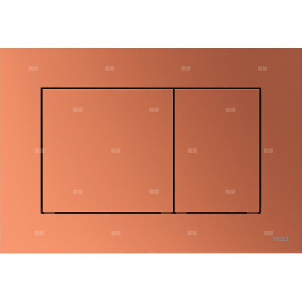 Przycisk spłukujący do stelaża (Mechaniczny) TECE now tworzywo, kolor czerwony brąz metaliczny