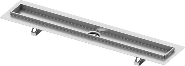 TECEdrainline - Rynny odpływowe proste z kołnierzem i taśmą uszczelniająca Seal System 1200 mm