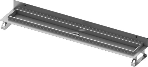 TECEdrainline - Rynny odpływowe proste z wygiętym kołnierzem i taśmą uszczelniająca Seal System 1200 mm