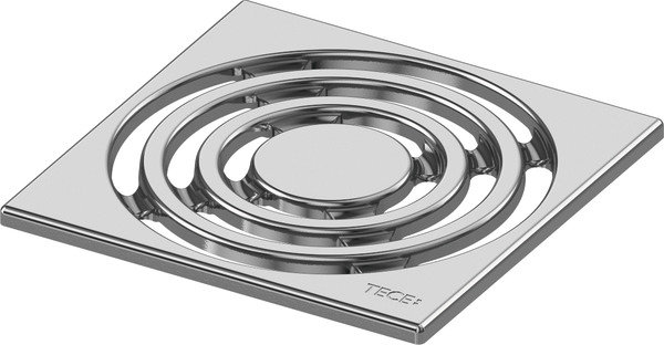 Ruszt ozdobny 142 x 142 mm do odpływu prysznicowego ze stali nierdzewnej TECE drainpoint S