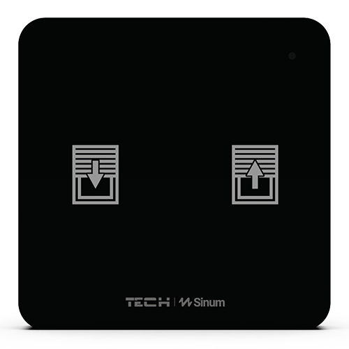 Włącznik ROLET Single WZ-02, komunikacja bezprzewodowa TECH WTP, kolor Czarny