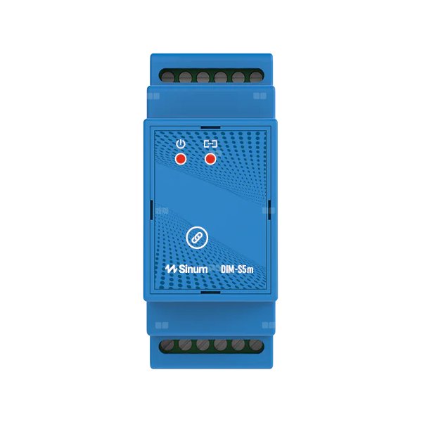 DIMMER do taśm led na szynę DIN - 5 kanałów DIM-S5, komunikacja bezprzewodowa TECH WTP, kolor Niebieski