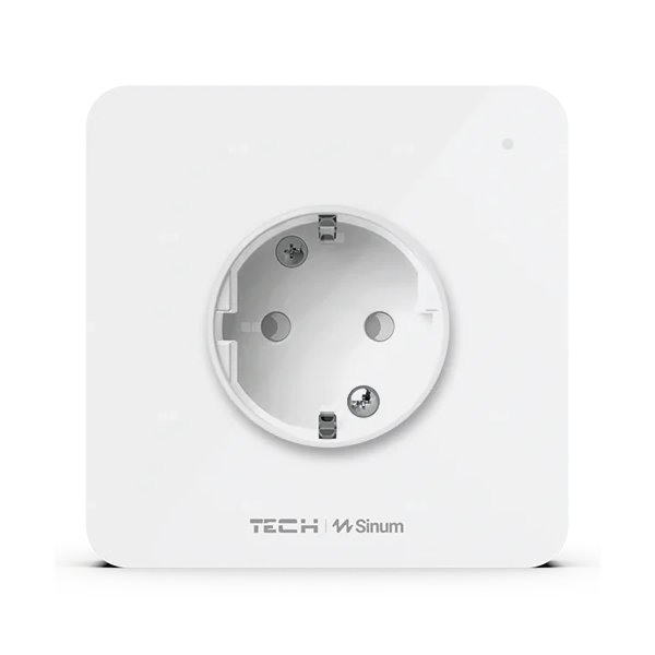 Gniazdko z pomiarem prądu SG-230, komunikacja bezprzewodowa TECH WTP, kolor czarny