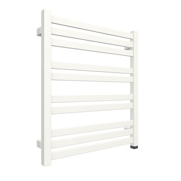 Grzejnik elektryczny TERMA MARLIN ONE 530 x 600 mm, kolor biały drogowy RAL9016, moc 300 W, podłączenie E1, kabel prosty bez wtyczki 1,5m biały