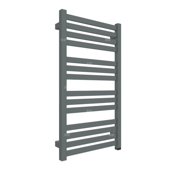 Grzejnik elektryczny TERMA MARLIN ONE 430 x 780 mm, kolor metaliczny szary, moc 300 W, podłączenie E1, kabel prosty z wtyczką 1,5m