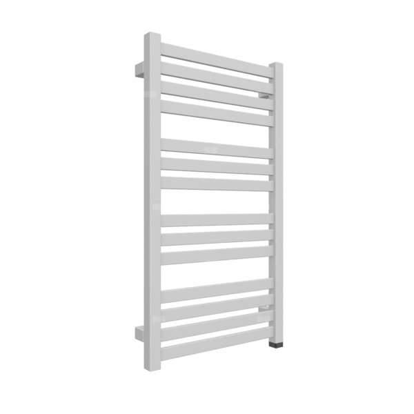 Grzejnik elektryczny TERMA MARLIN ONE 430 x 780 mm, kolor chrom, moc 200 W, podłączenie E8, kabel prosty bez wtyczki 1,5m srebrzysty