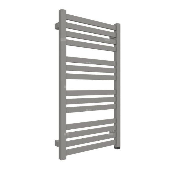 Grzejnik elektryczny TERMA MARLIN ONE 430 x 780 mm, kolor grafit, moc 300 W, podłączenie E1, kabel prosty bez wtyczki 1,5m srebrzysty