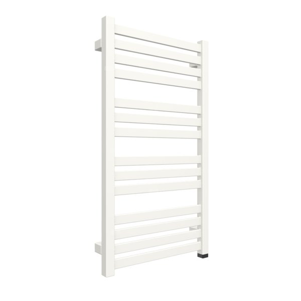 Grzejnik elektryczny TERMA MARLIN ONE 430 x 780 mm, kolor biały soft RAL9016, moc 300 W, podłączenie E8, kabel prosty bez wtyczki 1,5m biały