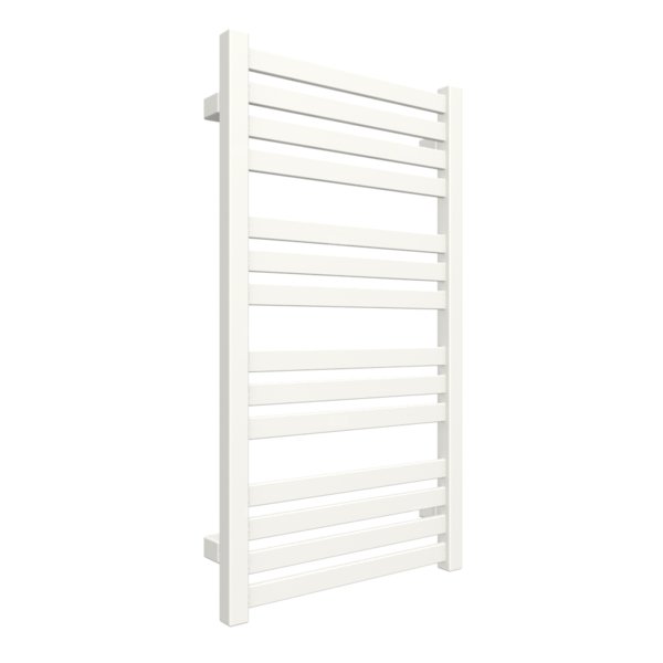 Grzejnik elektryczny TERMA MARLIN 430 x 780 mm, kolor biały soft RAL9016, moc 300 W, podłączenie E1, kabel spiralny z wtyczką